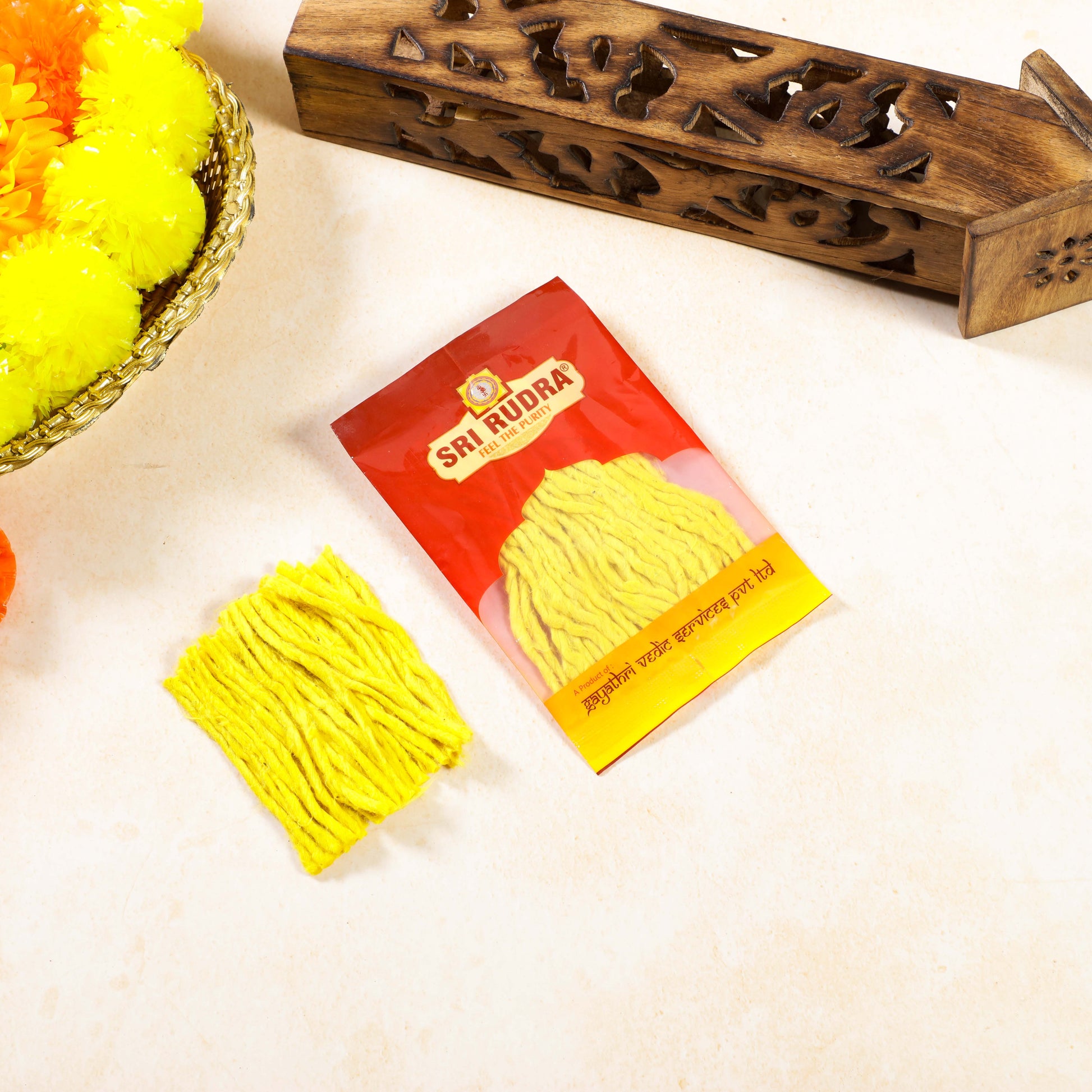 Sri Rudra Yellow Batties (SR 01085) | Swadesiicart