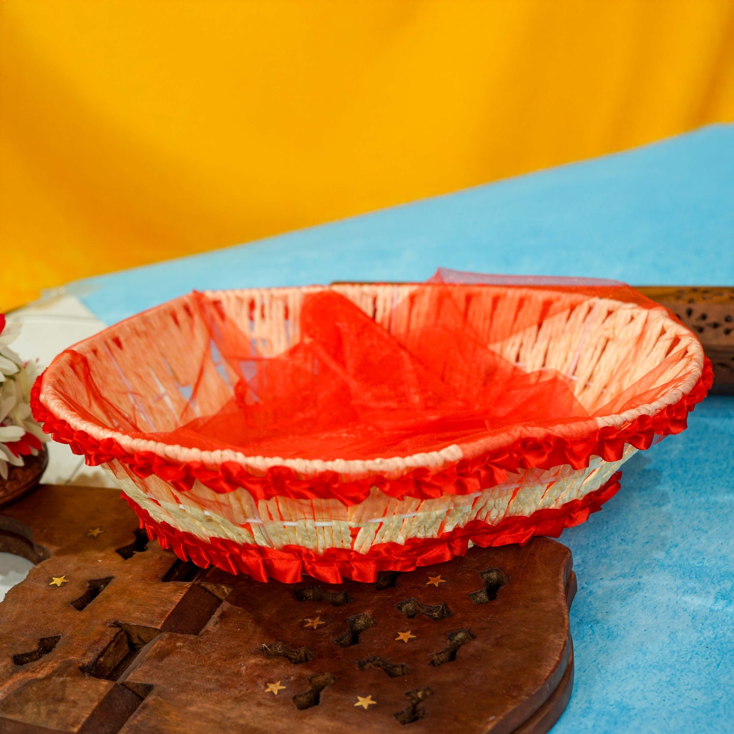 Sri Rudra Decorative Basket SR 03074 | Swadesiicart