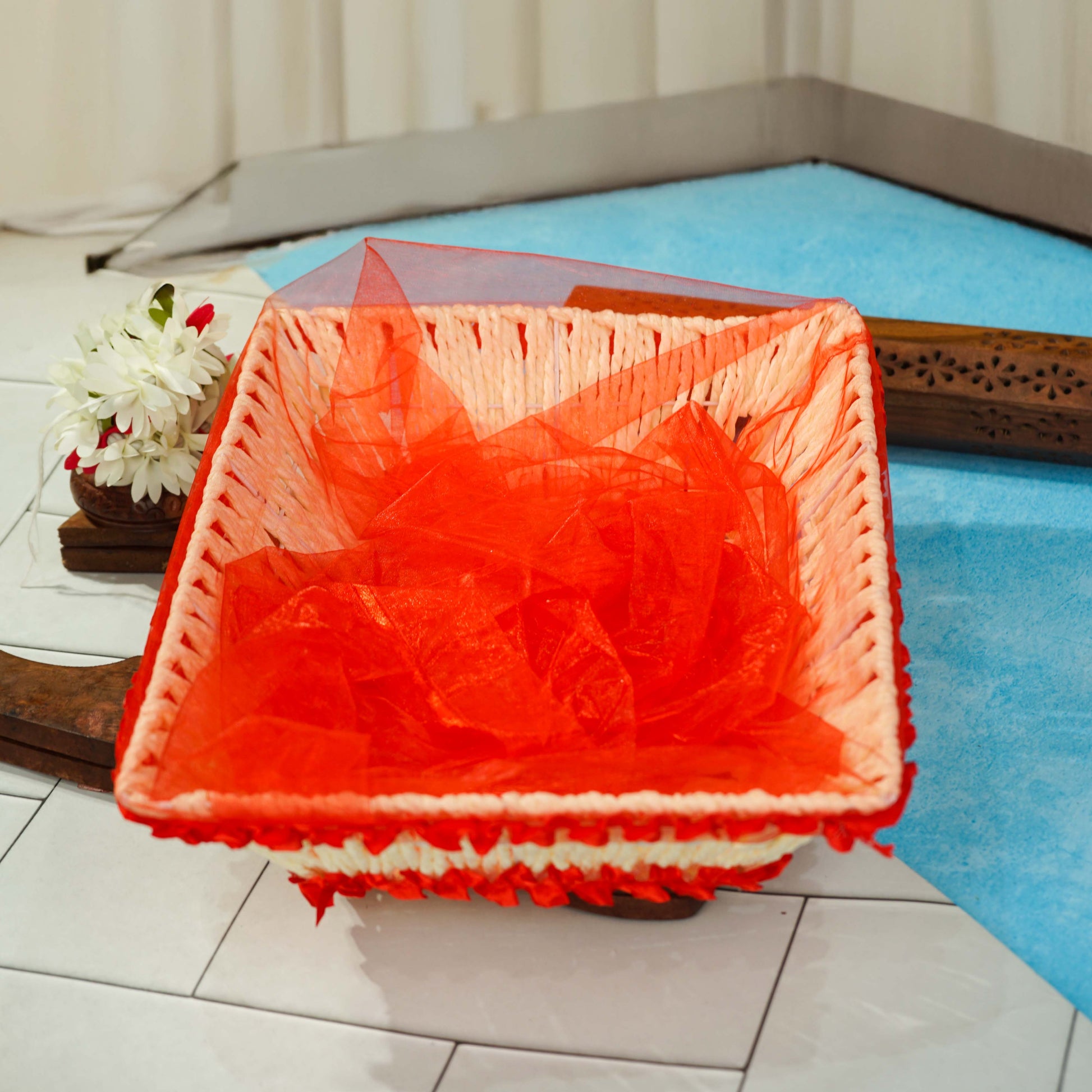 Sri Rudra Decorative Basket (SR 03082) | Swadesiicart