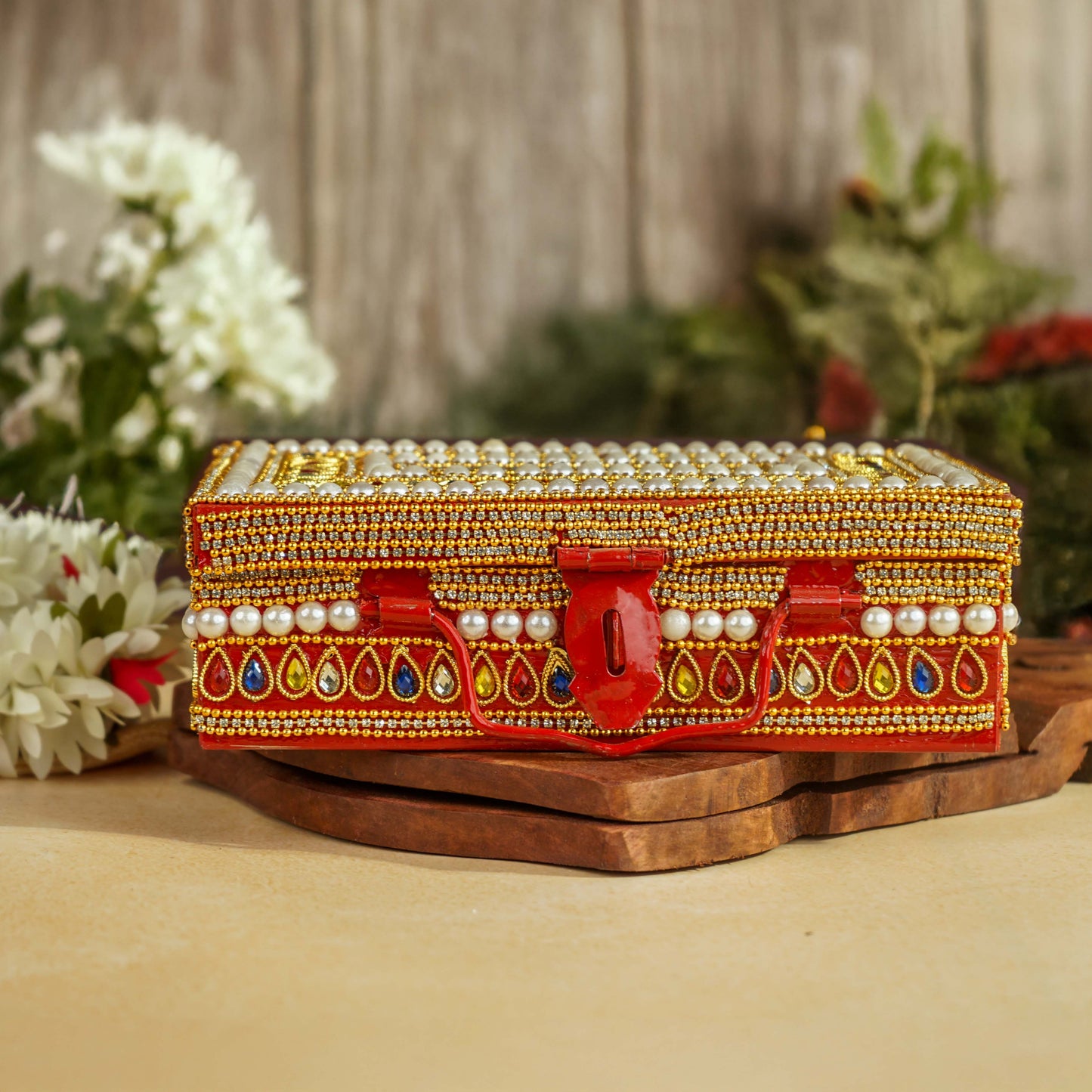 Sri Rudra Decorative Jewellery Box Mid (EAN 8906101494323) | Swadesiicart