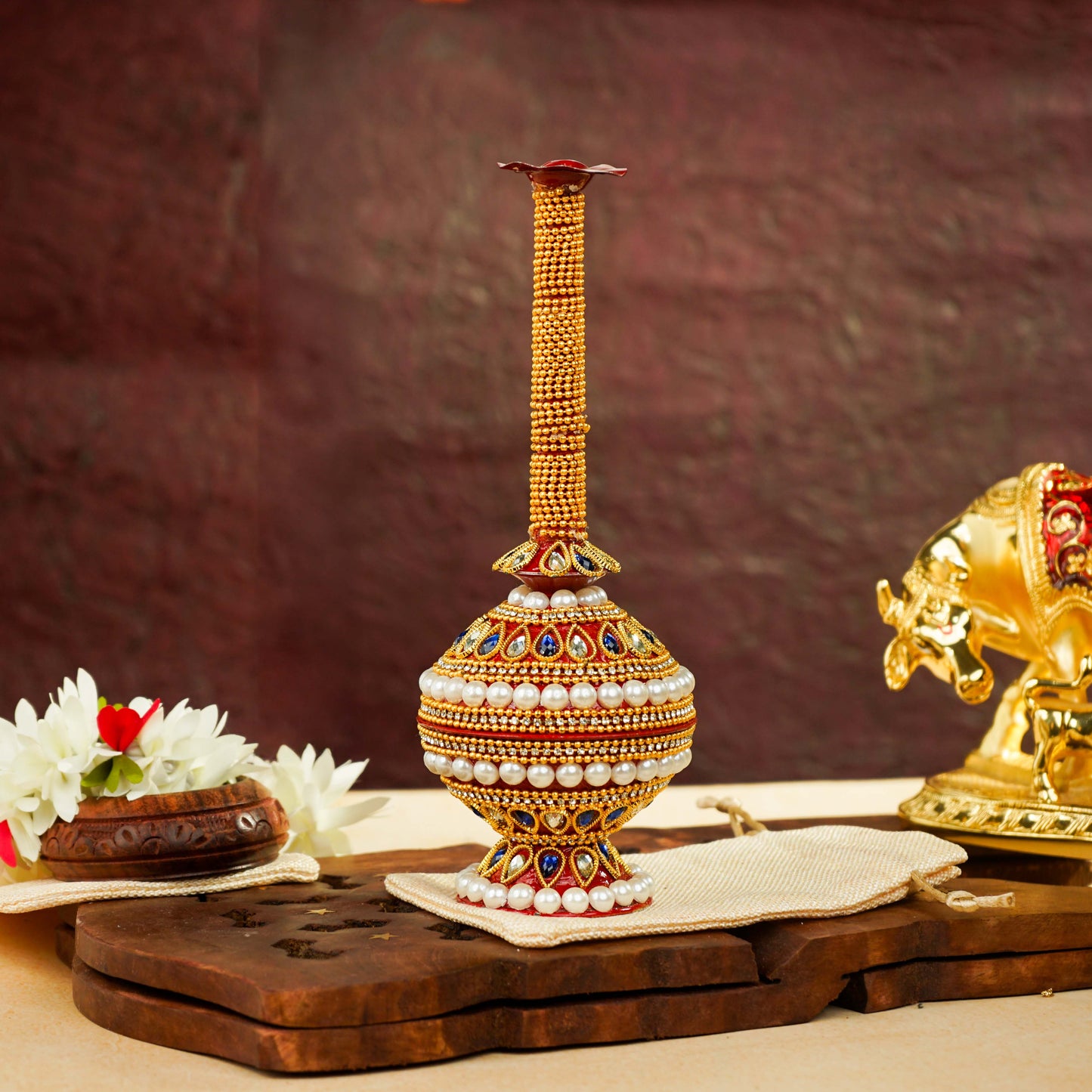 Sri Rudra Decorative Steel Paneer Dani - Swadesiicart