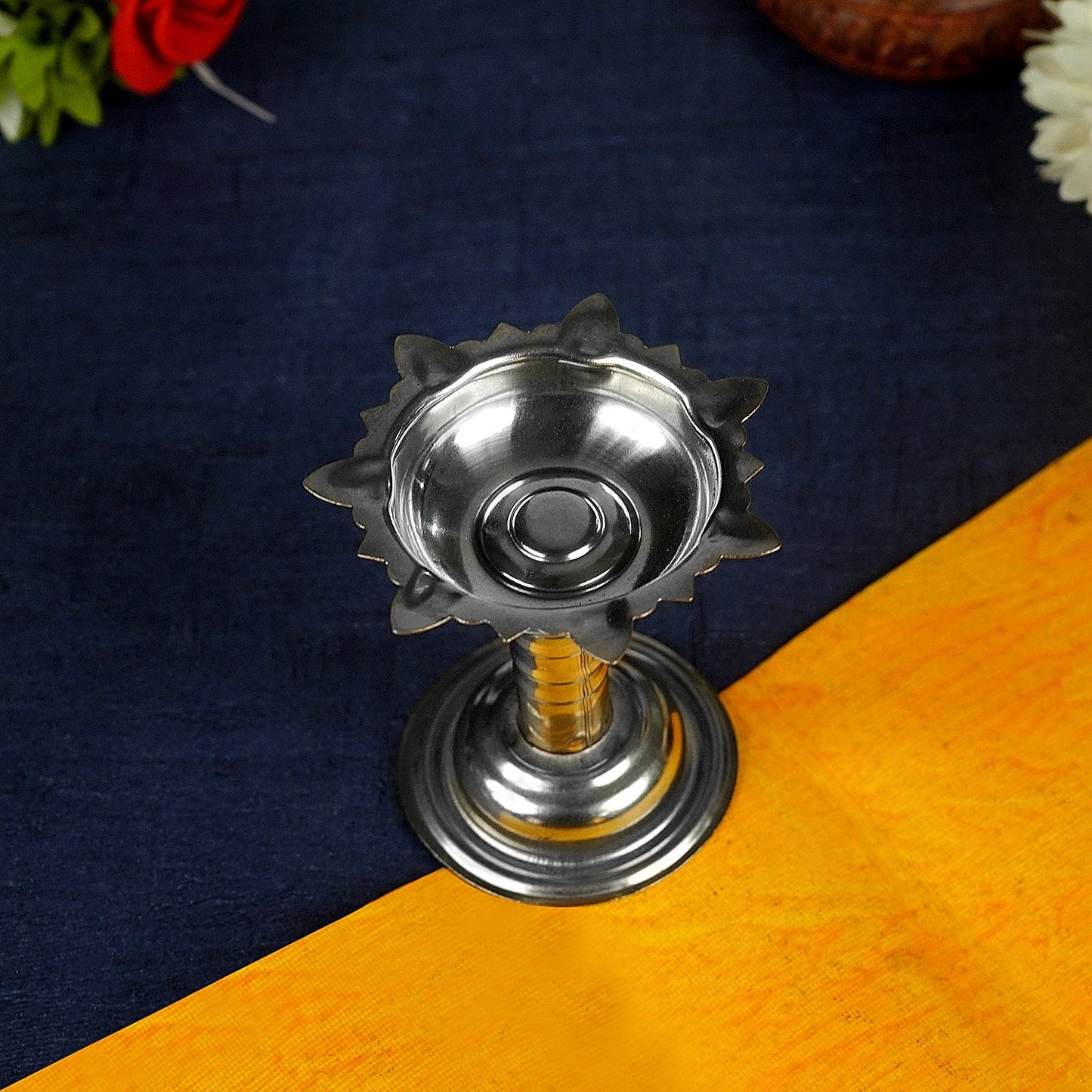 Sri Rudra Steel Diya Big (SR 01523) | Swadesiicart