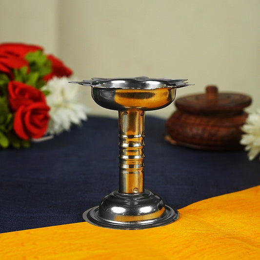Sri Rudra Steel Diya Big (SR 01523) | Swadesiicart