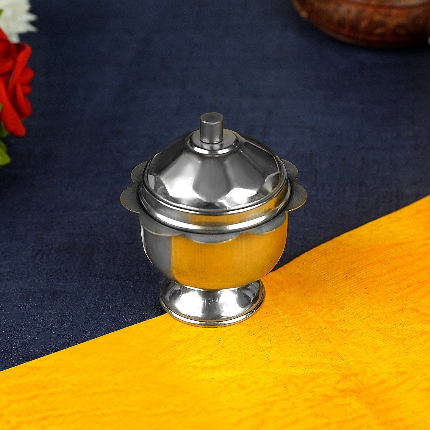 Sri Rudra Kumkum Bharani With Base (SR 01530) | Swadesiicart
