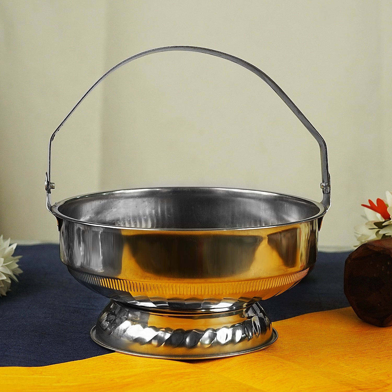 Sri Rudra Pooja Basket Small (01521) - Swadesiicart