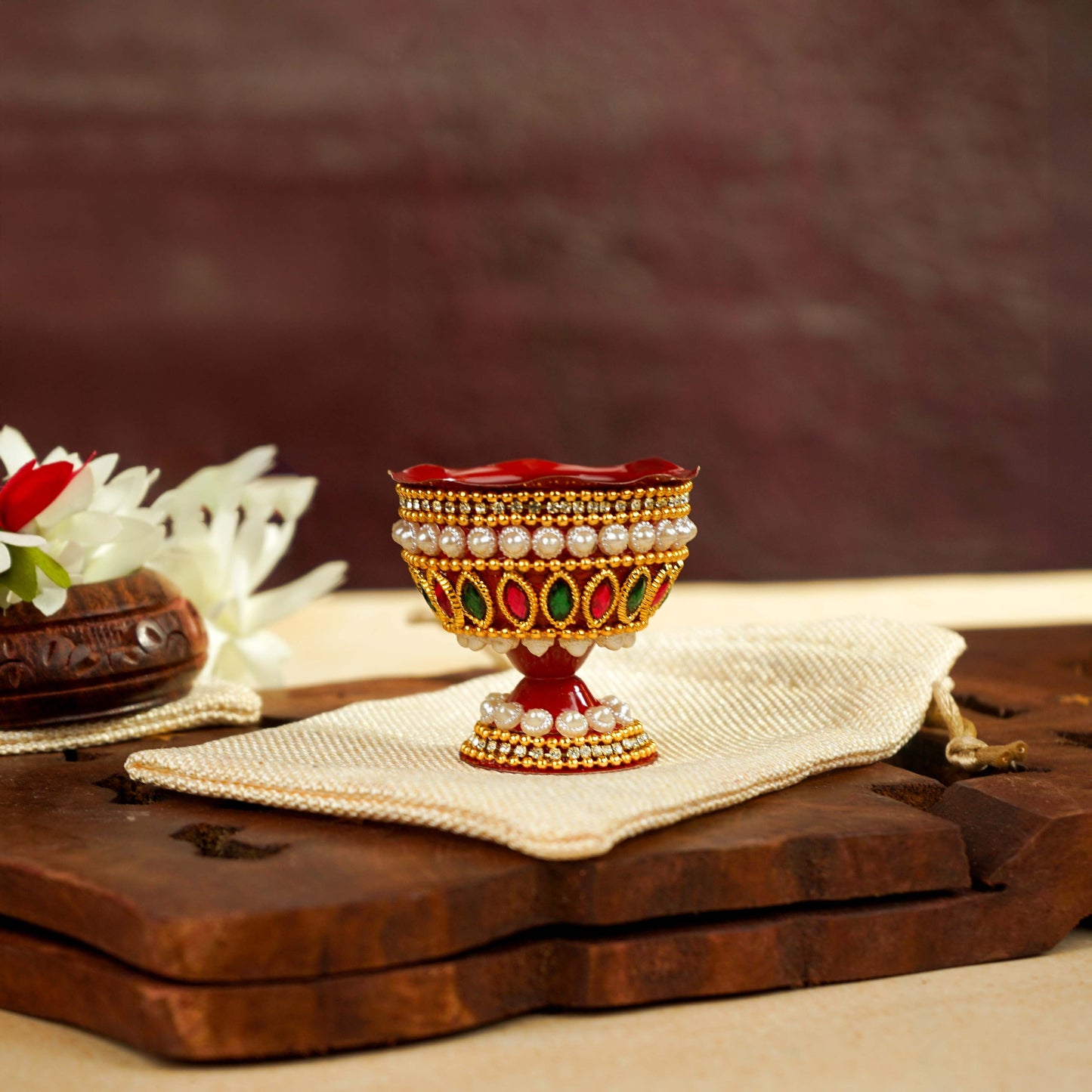 Sri Rudra Chandan Bowl Small (EAN 8906101493548) - Swadesiicart