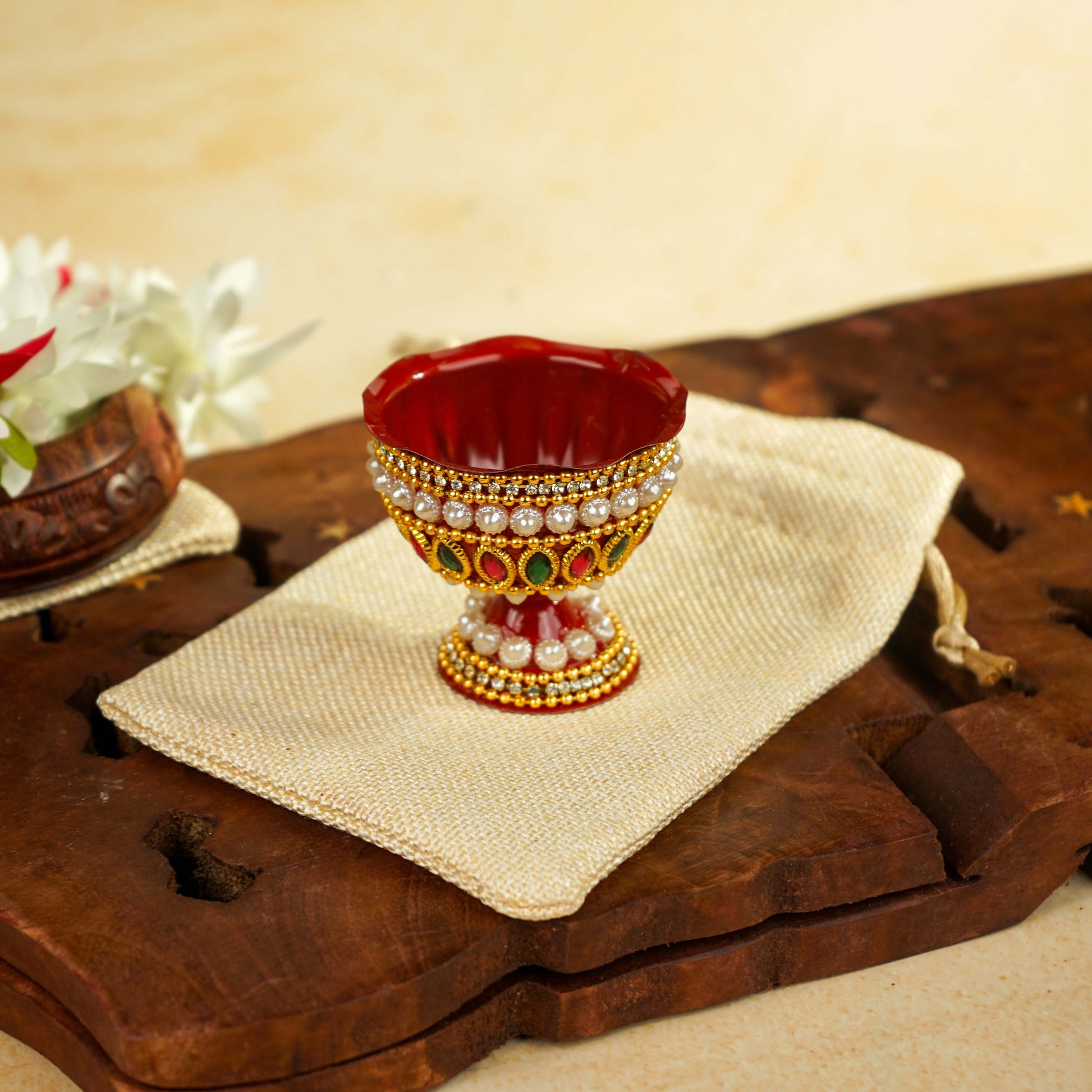 Sri Rudra Chandan Bowl Small (EAN 8906101493548) - Swadesiicart
