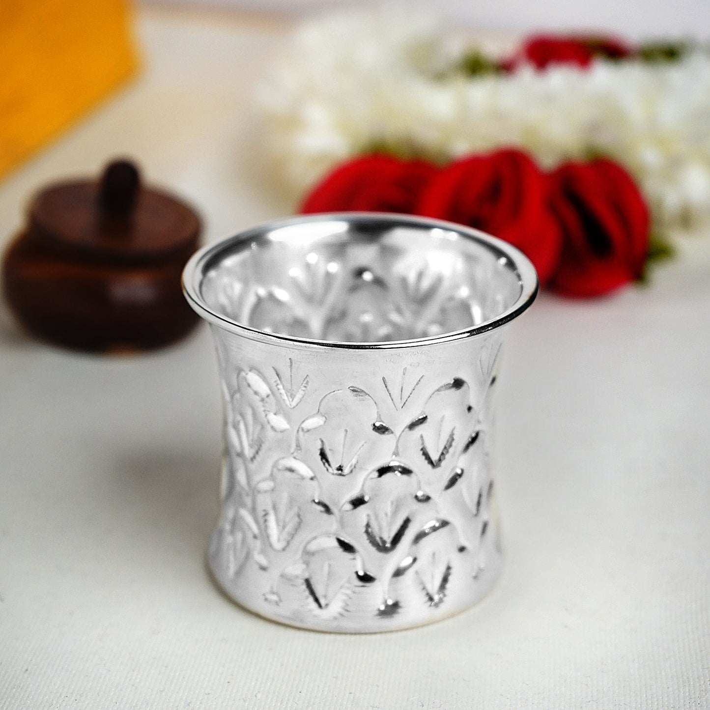 Sri Rudra German Silver Panchpatara SR 00049 | Swadesiicart