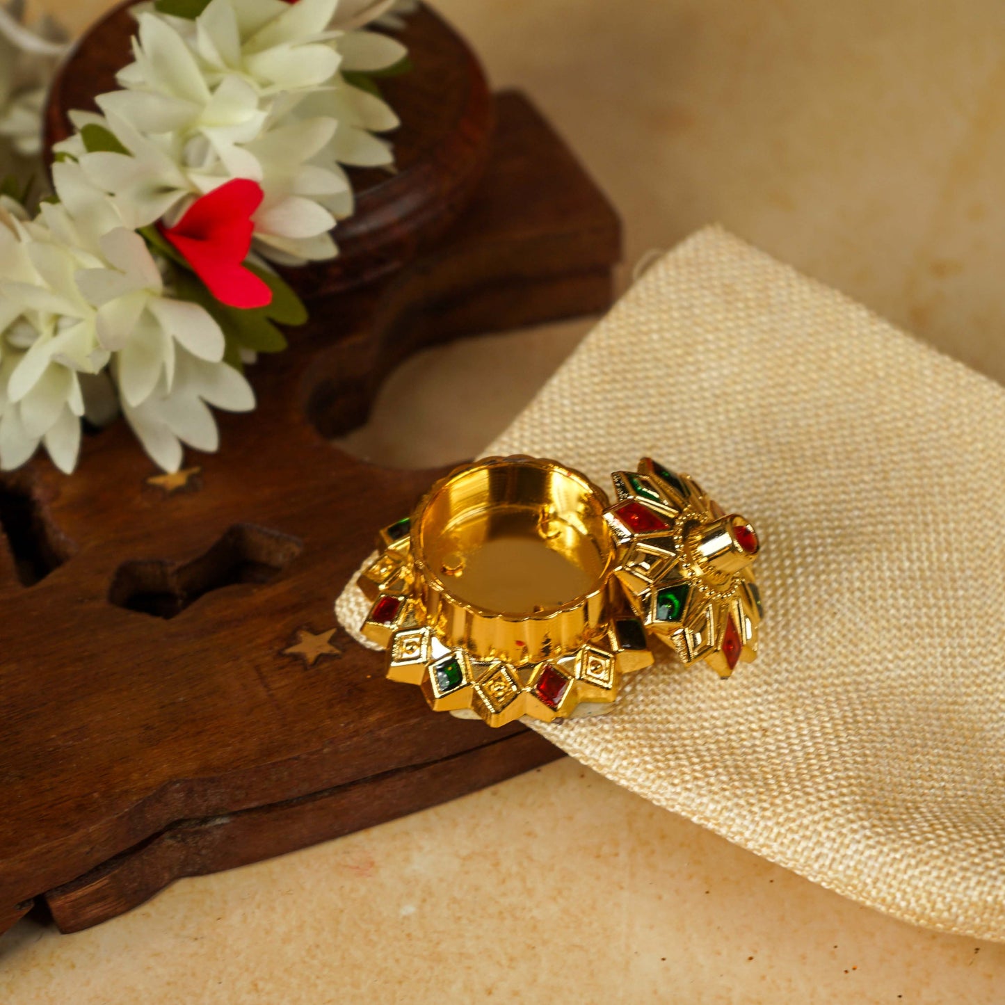 Sri Rudra Kumkum Haldi Mini Fiber (SR 02818) | Swadesiicart
