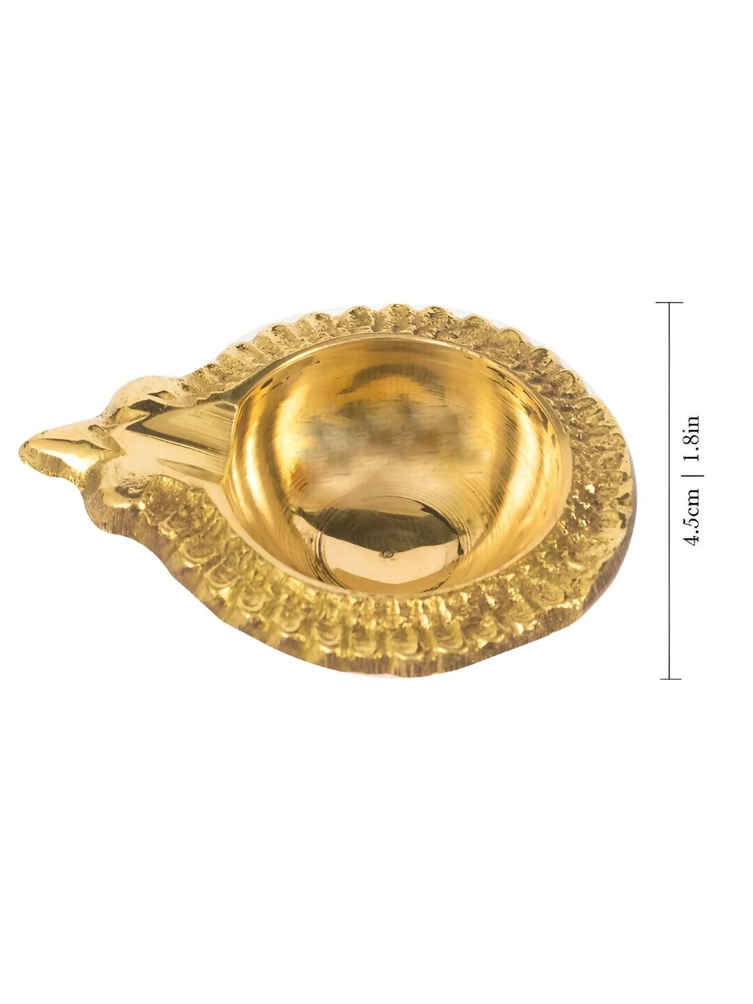 Spillbox Gold Toned Laksmi Kuber Diya Pooja Essentials | Swadesiicart
