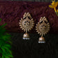 Joban Fashion Women Matte Gold Brass Earrings | Swadesiicart