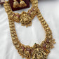 Jewel City Traditional Temple Design Gold-Plated Lakshmi Long Necklace Jhumka Earrings Antique South Indian Bridal Jewelry Set | Swadesiicart
