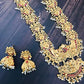 Jewel City Exquisite Gold Filigree Necklace and Earrings Set | Swadesiicart