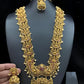 Jewel City Exquisite Gold Filigree Necklace and Earrings Set | Swadesiicart
