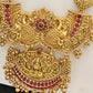 Jewel City Traditional Pearl & Gold Temple Necklace Set – Lakshmi Design Bridal Jewelry | Swadesiicart