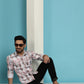 Indian Needle Men's Printed Casual Shirt - Coffee | Swadesiicart