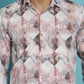 Indian Needle Men's Printed Casual Shirt - Coffee | Swadesiicart