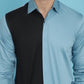 Indian Needle Men's Premium Cotton Satin Casual Shirt - Sky Blue | Swadesiicart