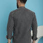 Indian Needle Men's Denim Casual Shirt - Charcoal | Swadesiicart