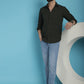 Indian Needle Men's Striped Casual Shirt - Olive | Swadesiicart
