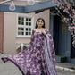 Aayaa Designer Printed Georgette Full Flare Gown With Dupatta - Multi Color