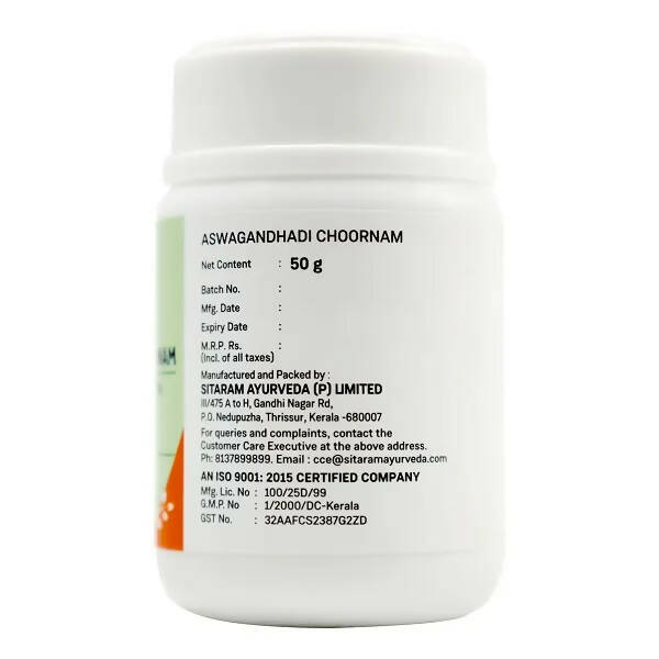 Sitaram Ayurveda Ashwagandha Choornam | Swadesiicart