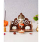 eCraftIndia Brown Decorative Beautiful Wooden Pooja Temple | Swadesiicart