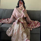 Teeya Creation Peach Color Faux Georgette Heavy Embroidery Work Pakistani Style Fully Stiched Palazo Set - Swadesiicart