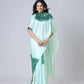 Teeya Creation Pista Color Japan Satin Silk Digital Print Ready To Wear Saree | Swadesiicart