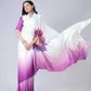 Teeya Creation Purple Color Japan Satin Silk Digital Print Ready To Wear Saree | Swadesiicart