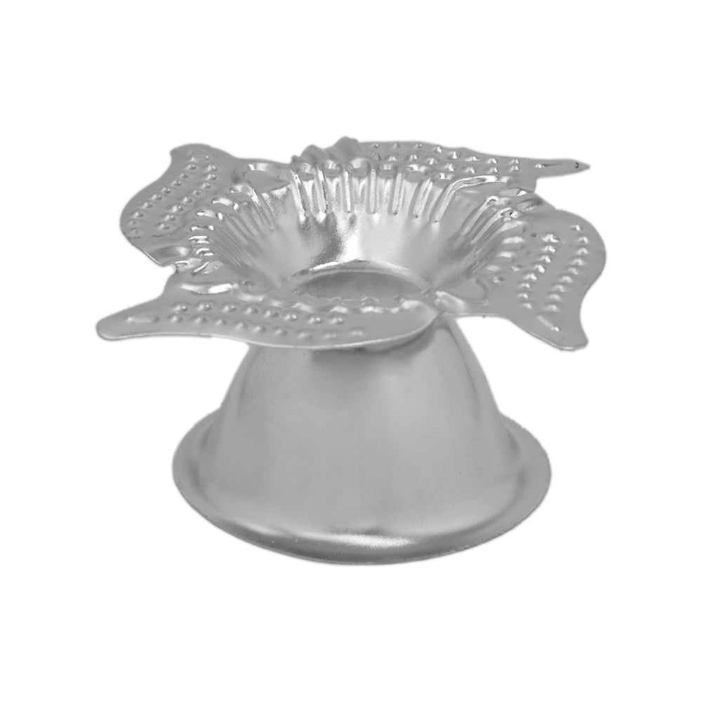 Shubhkart Nitya Steel Swastik Diya - Shubhkart India
