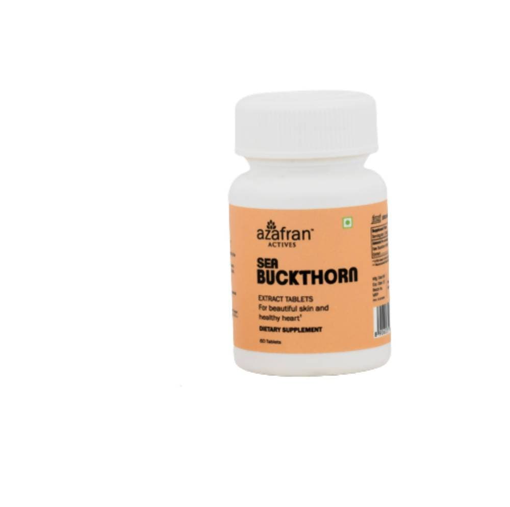 Azafran Actives Sea Buckthorn Extract Tablets | Swadesiicart