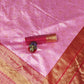 DEIANA'S Beautiful Designer Golden zari Soft Lichi Silk Saree - Pink - Swadesiicart