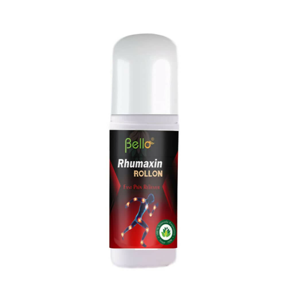Bello Herbals Rhumaxin Rollon for Fast Herbal Pain Relief Liniment - Syndy Pharma Unit -2