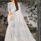 Shree Shyam Fashion Elegant White Woven Linen Saree with Contrast Zari Border & Tassels - Soft & Breathable Party Wear