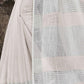 Shree Shyam Fashion Elegant White Woven Linen Saree with Contrast Zari Border & Tassels - Soft & Breathable Party Wear