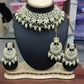 Jewel City Elegant Kundan Pearl Choker Necklace Set - Traditional Indian Bridal Jewelry with Earrings & Maang Tikka | Swadesiicart