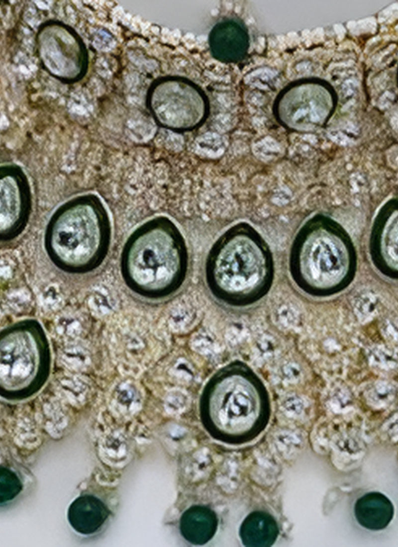 Jewel City Traditional Kundan Bridal Jewelry for Women Handcrafted Necklace with Earrings, Maang Tikka, Indian Wedding Jewellery Set | Swadesiicart