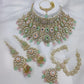 Jewel City Traditional Kundan Bridal Jewelry for Women Handcrafted Necklace with Earrings, Maang Tikka, Indian Wedding Jewellery Set | Swadesiicart