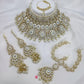 Jewel City Traditional Kundan Bridal Jewelry for Women Handcrafted Necklace with Earrings, Maang Tikka, Indian Wedding Jewellery Set | Swadesiicart