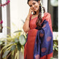 Vamika Weaving Banarasi Jacquard navy Kanjivaram Saree | Swadesiicart