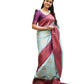 Vamika Weaving Banarasi Jacquard sky blue Kanjivaram Saree | Swadesiicart