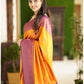 Vamika Weaving Banarasi Jacquard yellow Kanjivaram Saree | Swadesiicart