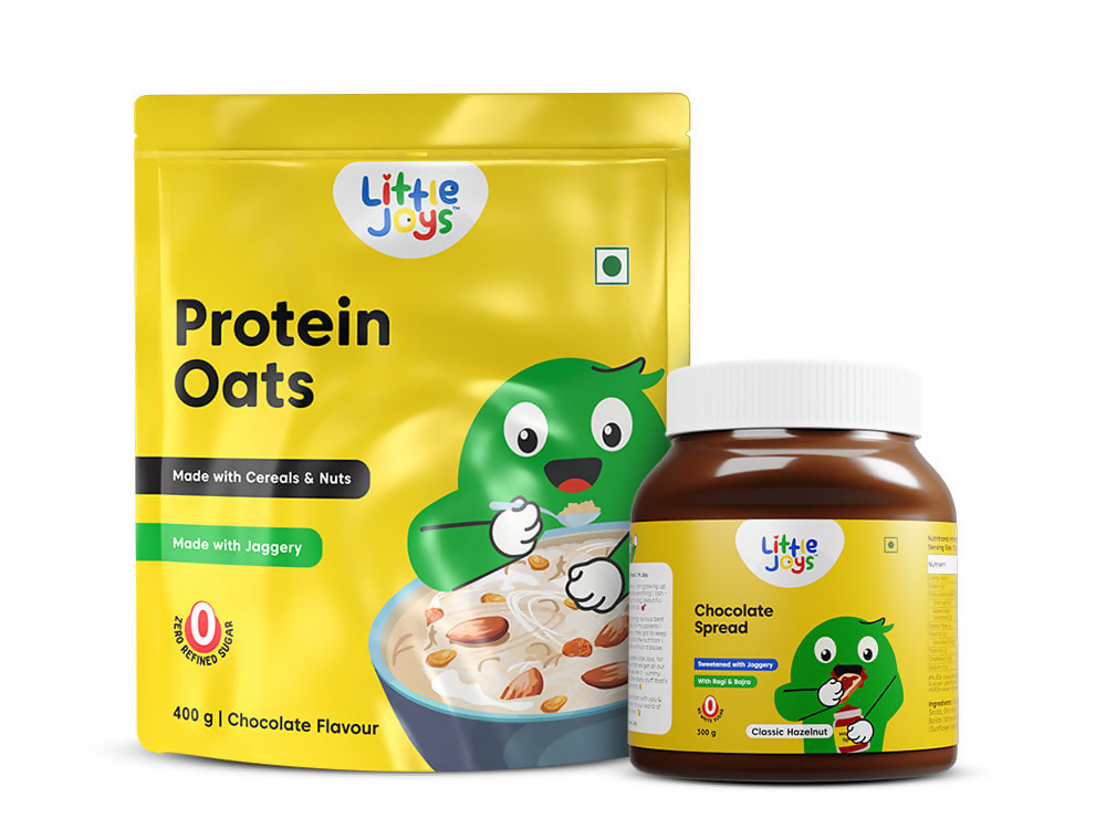 Little Joys Chocolate Hazelnut Spread + Protein Oats - Swadesiicart
