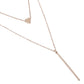 NVR Women's 3 Layered Gold-Polished Minimal Layered Necklace | Swadesiicart
