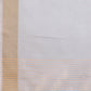 Shree Shyam Fashion Elegant Grey Organza Saree with Zari Border | Lightweight Transparent Saree with Blouse Piece for Festive & Daily Wear