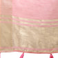 Shree Shyam Fashion Pink Cotton Woven Zari Work Traditional Tassel Saree