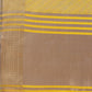 Shree Shyam Fashion Graceful Mustard Organza Saree with Rich Golden Zari Border | Elegant Party Wear Saree with Blouse Piece