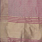 Shree Shyam Fashion Magenta Organza Saree with Golden Zari Border | Elegant Soft Lightweight Party Wear Saree with Blouse