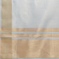 Shree Shyam Fashion Sea Green Organza Woven Zari Work Traditional Tassel Saree
